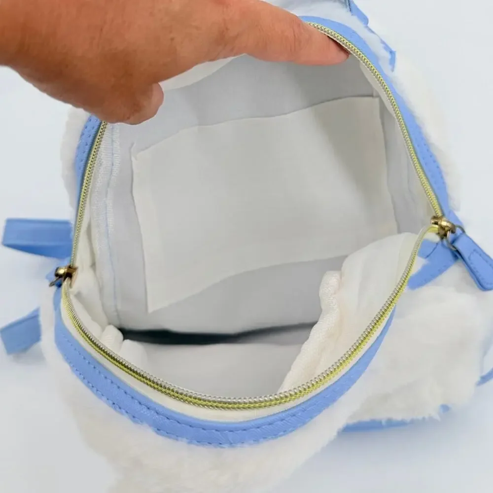 Sanrio Cinnamoroll Plush Mini Backpack White Blue Kawaii